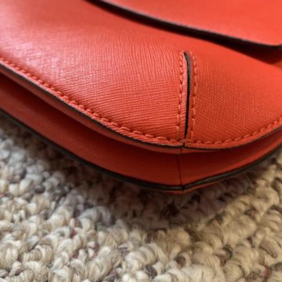 Tory Burch Poppy Orange Robinson Crossbody - Picture 5 of 8